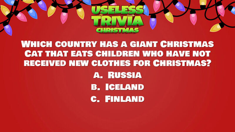 Useless Trivia Christmas